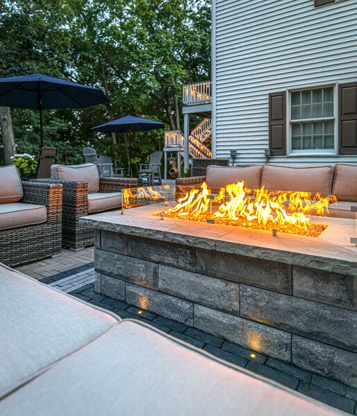 The Best Unilock Fire Pits For New York, Best Gas Fire Pit For Small Patio