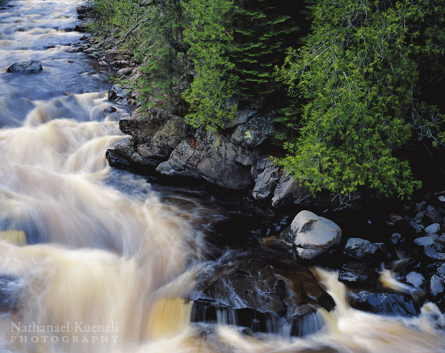   Cascade River, Cascade River State Park, Minnesota, June 2005  