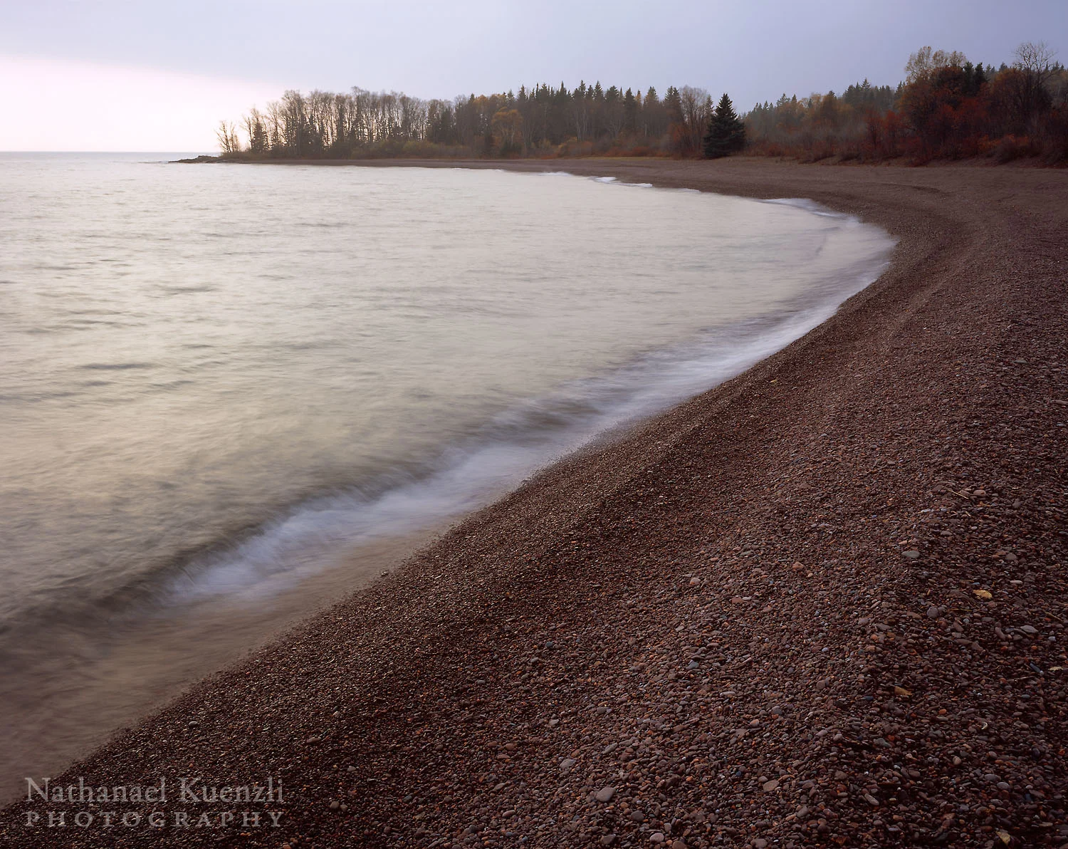 Paradise Beach, Grand Portage State Forest, Minnesota, November 2004