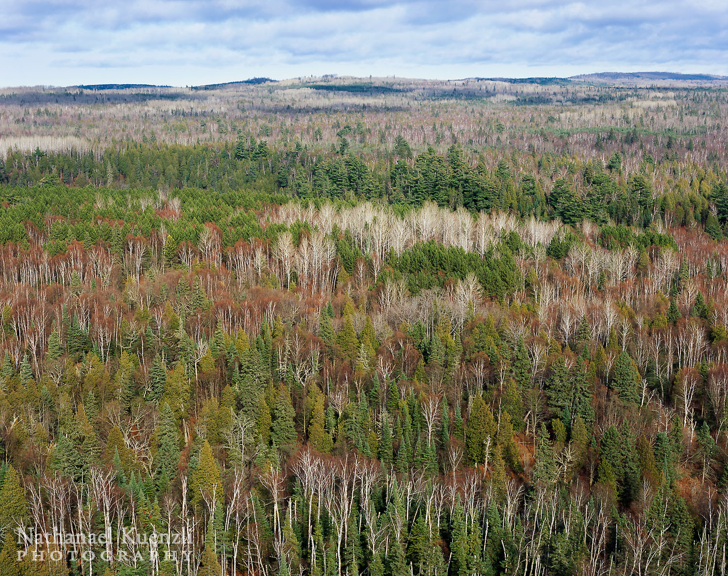   From Lookout Mountain, Cascade River State Park, Minnesota, October 2008  