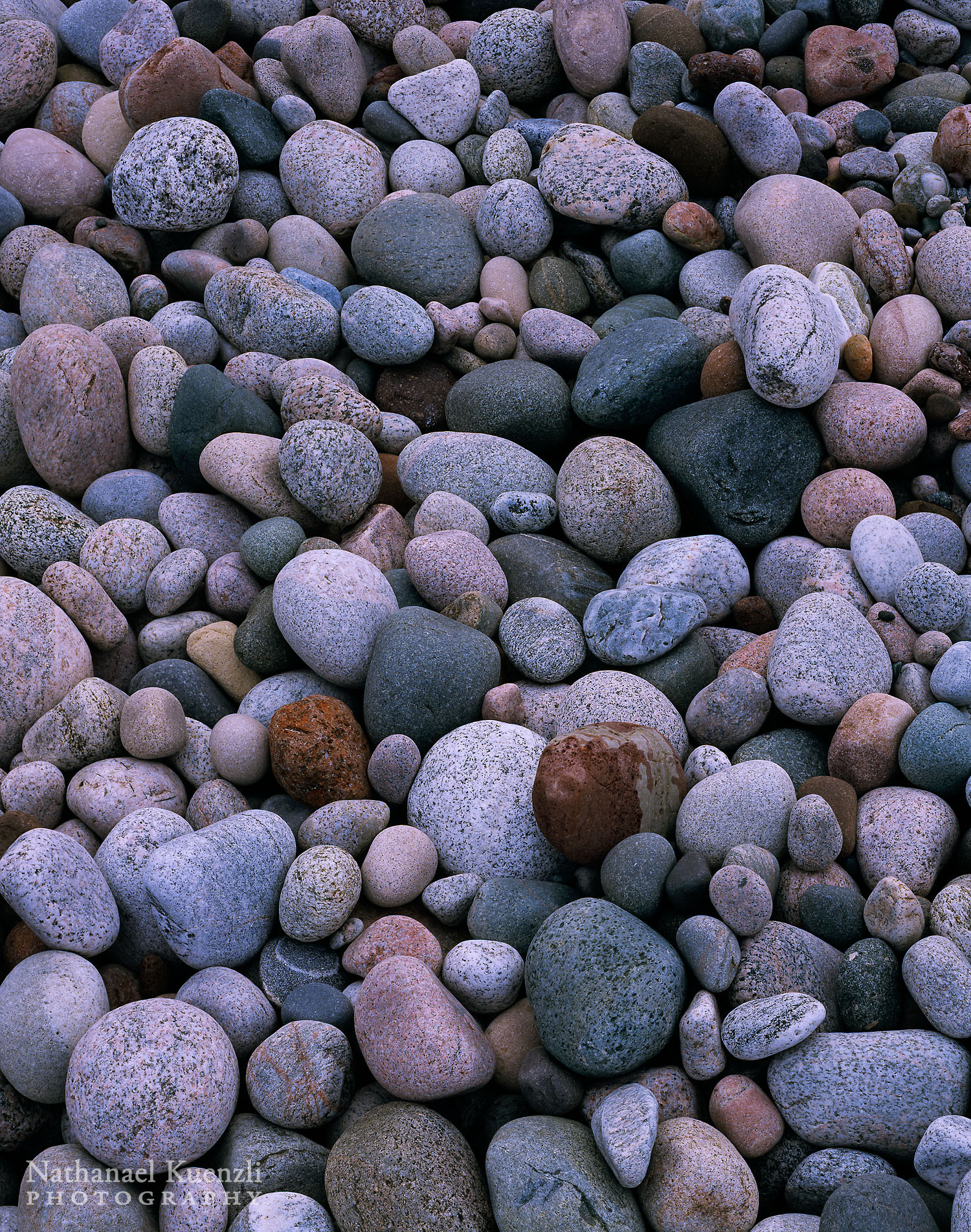   Beach Rocks, Pictured Rocks National Lakeshore, Michigan, May 2003  