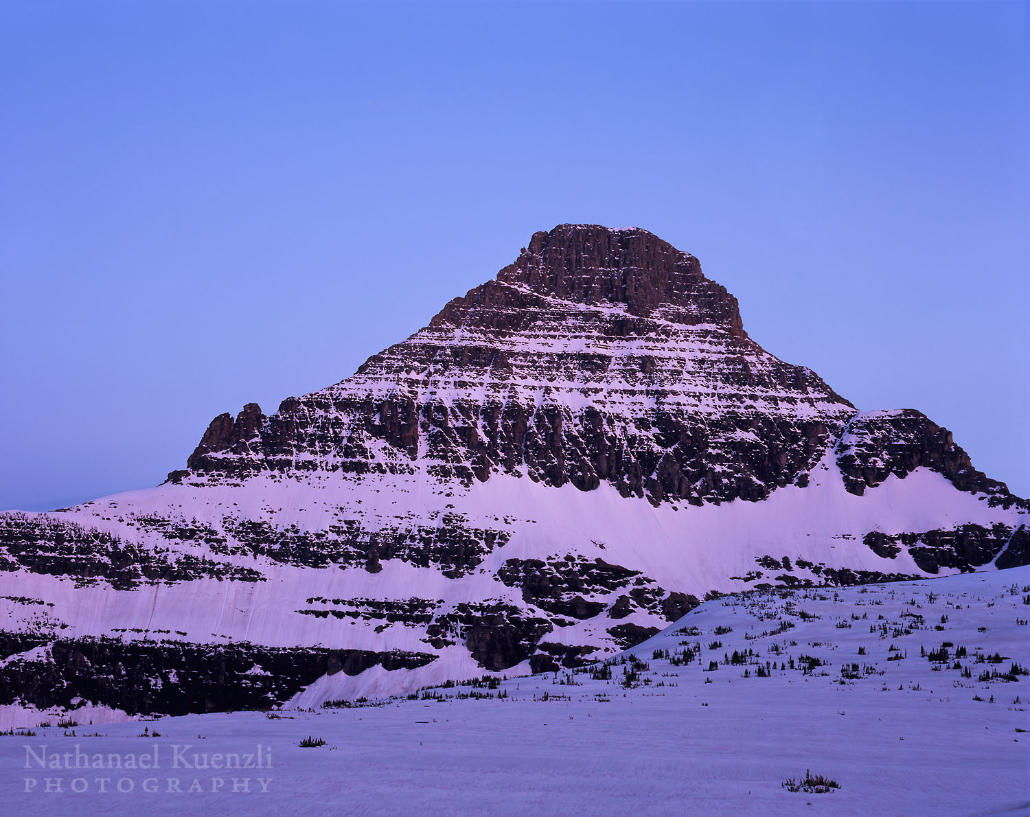   Reynolds Mountain, Glacier National Park, Montana, June 2004  