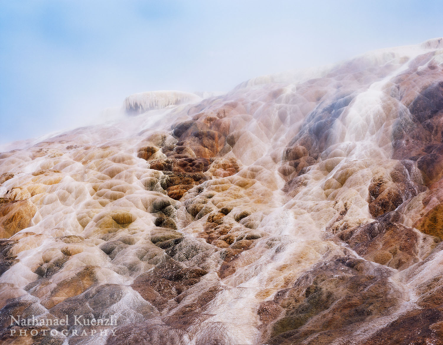   Mammoth Hot Springs, Yellowstone National Park, Wyoming, June 2004  