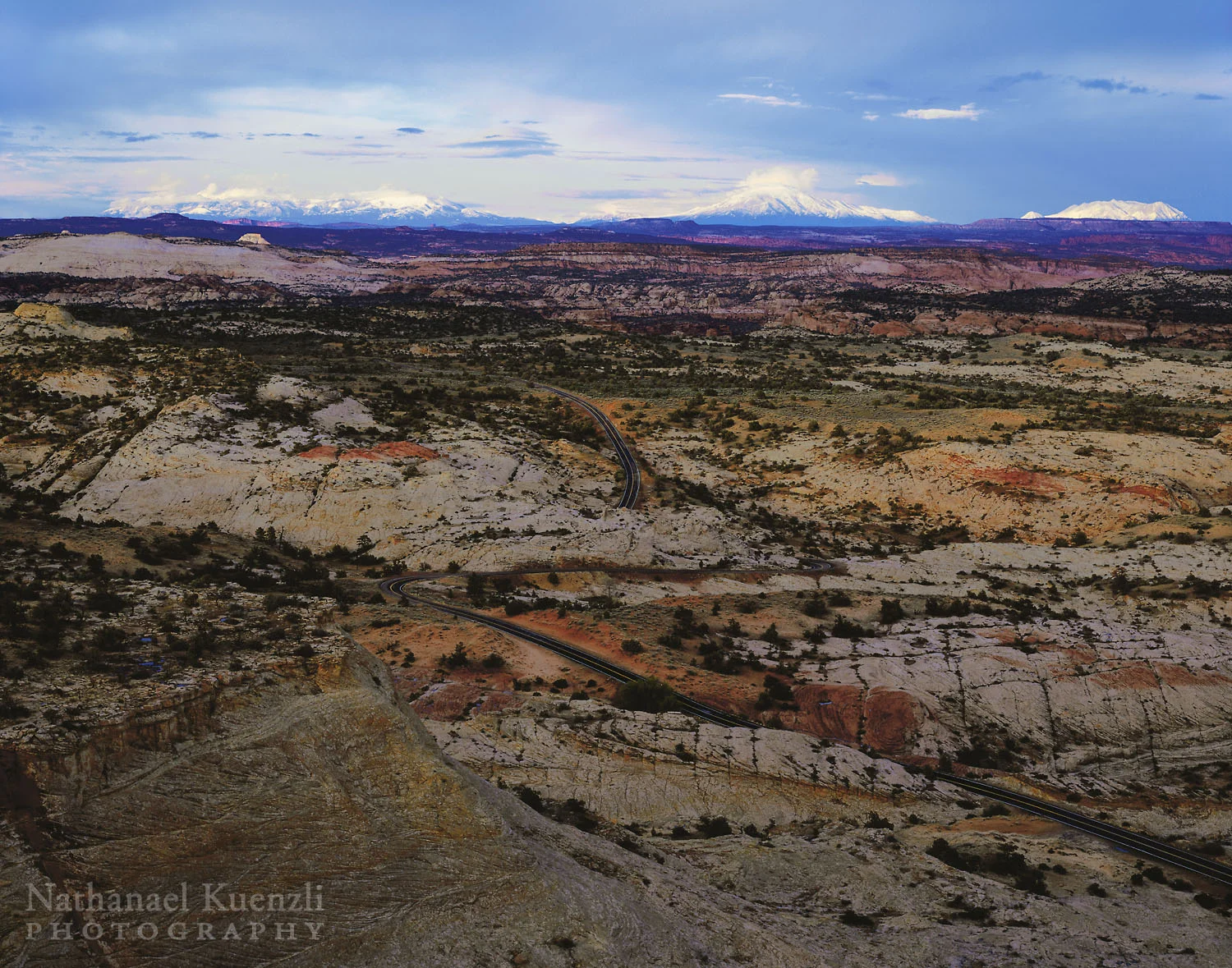 Sunset, Henry Mountains, Grand Staircase-Escalante National Monument, Utah, April 2005