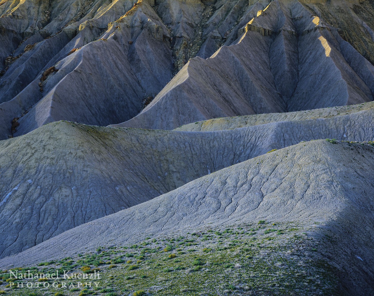   Mancos Shale Cliffs, Mount Pennell Wilderness Study Area, Utah, May 2005  