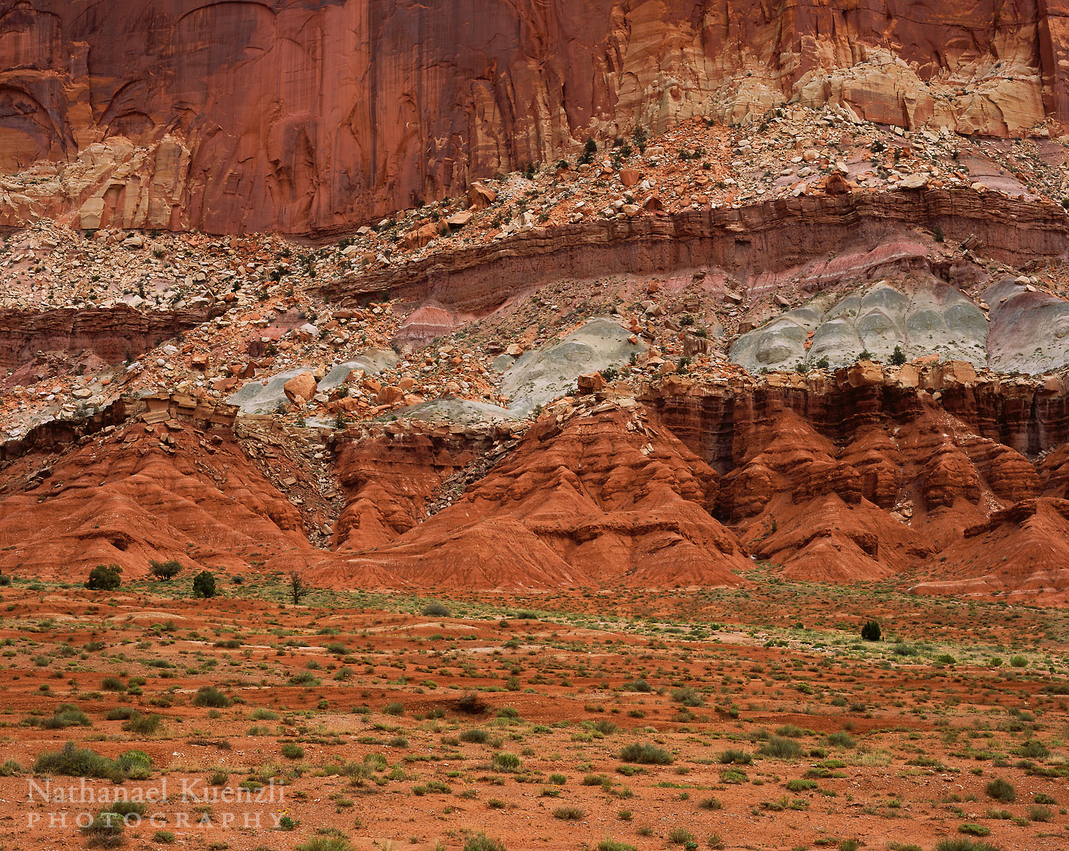   East Wall, Capitol Reef National Park, Utah, May 2005  