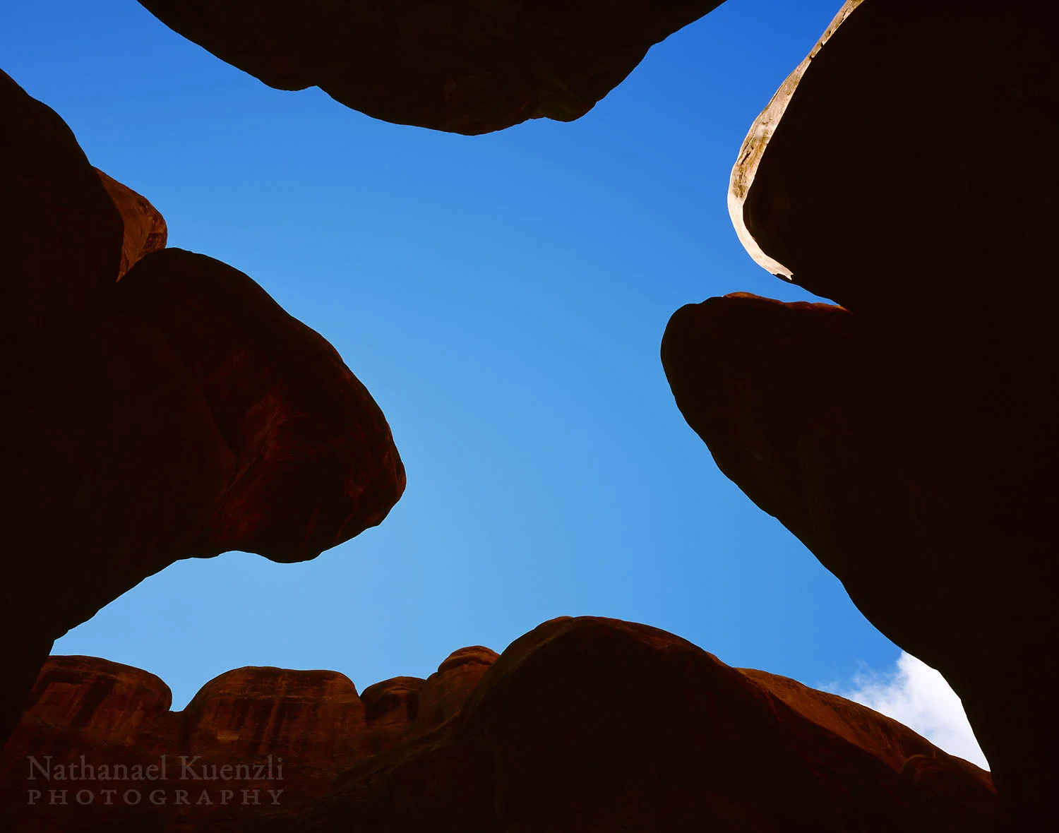 4 Canyons, Fiery Furnace, Arches NP, Utah, November 2010