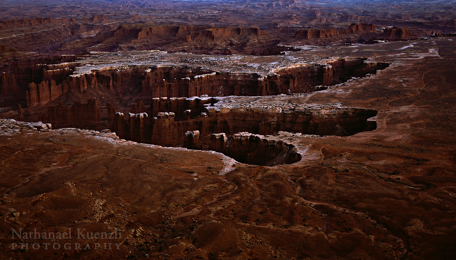    White Rim - Monument Basin, Canyonlands NP, Utah, November 2010   