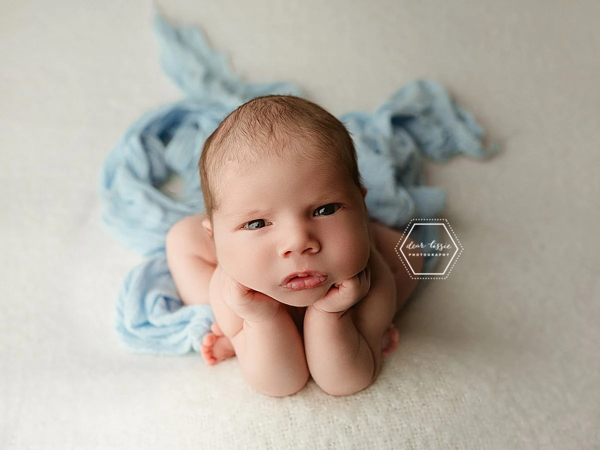 Weighing in at over 10 pounds and fully awake (but completely content) throughout the entirety of his newborn session, Mr. Cove here has decided that he would like to forego the newborn stage! What a cutie!

#babyphotography #dearlissie #givemeyourba
