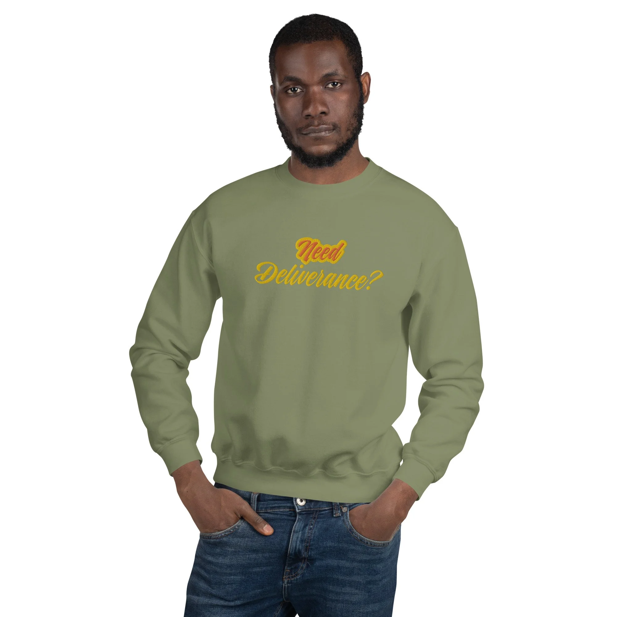 unisex-crew-neck-sweatshirt-military-green-front-646e1c74d7e4e.jpg