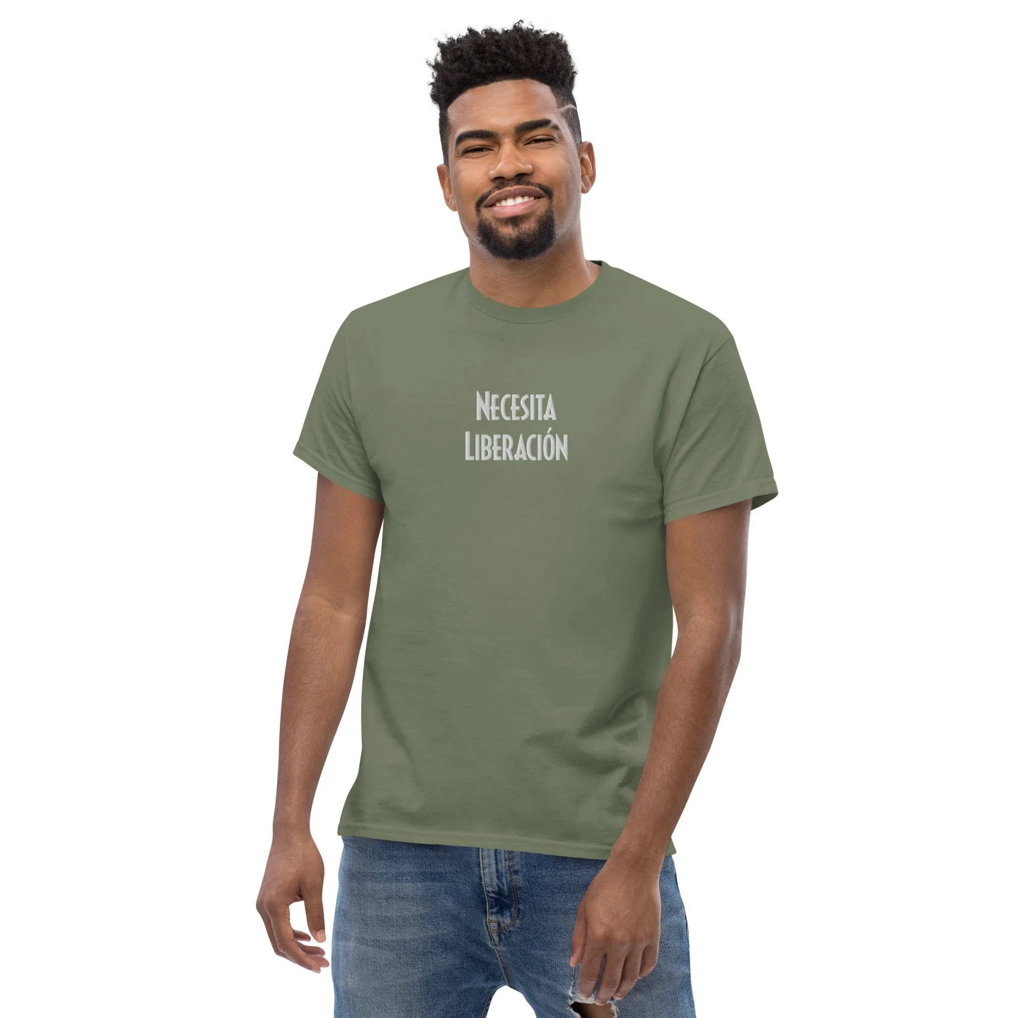 mens-classic-tee-military-green-front-2-64722b6d65f34.jpg