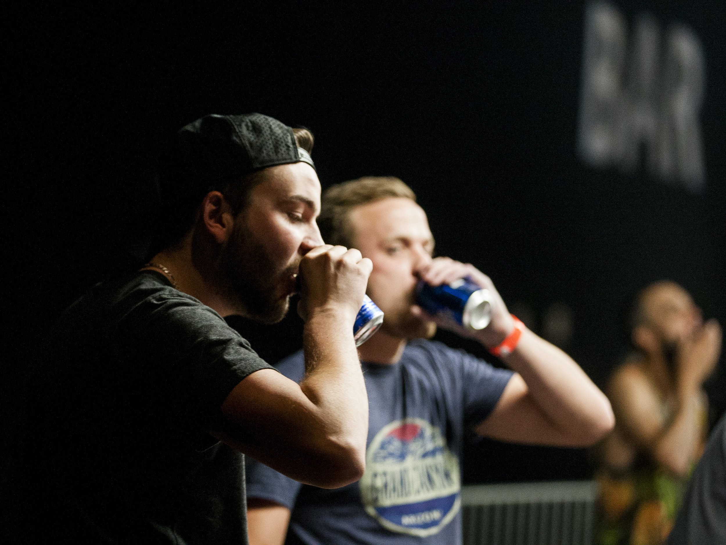  People drink during the World Series of Beer Pong at the Westgate Las Vegas on Sunday, June 4, 2017. Patrick Connolly Las Vegas Review-Journal @PConnPie 