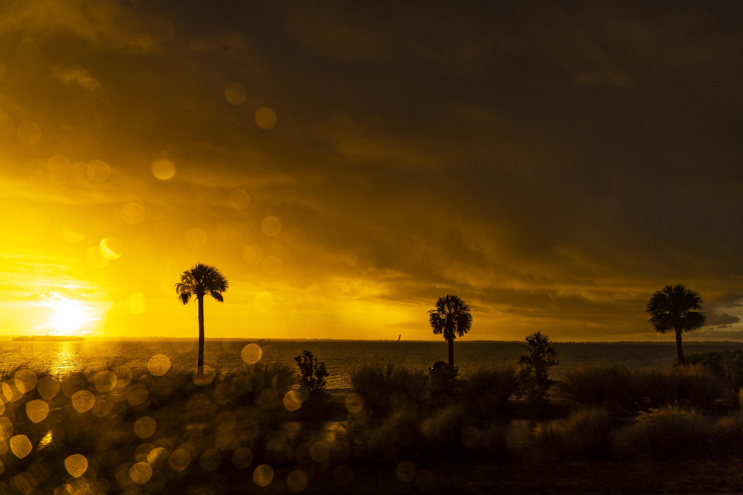  It’s hot and muggy in this summer sunset scene showing “That Florida Feeling.” 