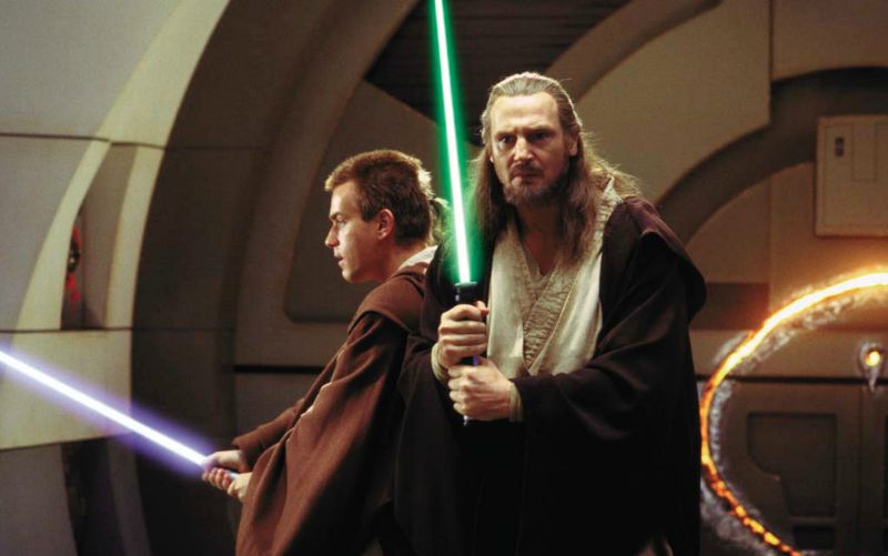 Liam Neeson Weighs In on Force Ghost Qui-Gon Jinn Script - Inside the Magic