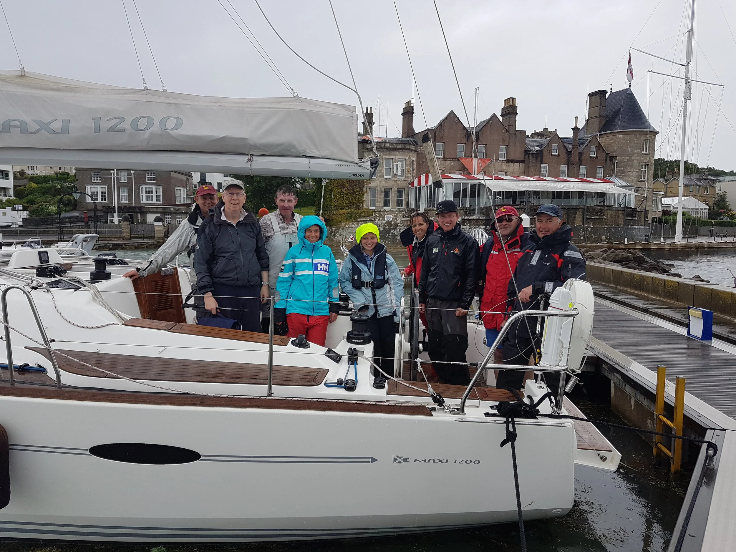 Baldur and her winning crew!