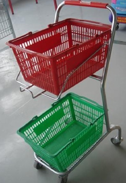 Double Basket Trolley J1