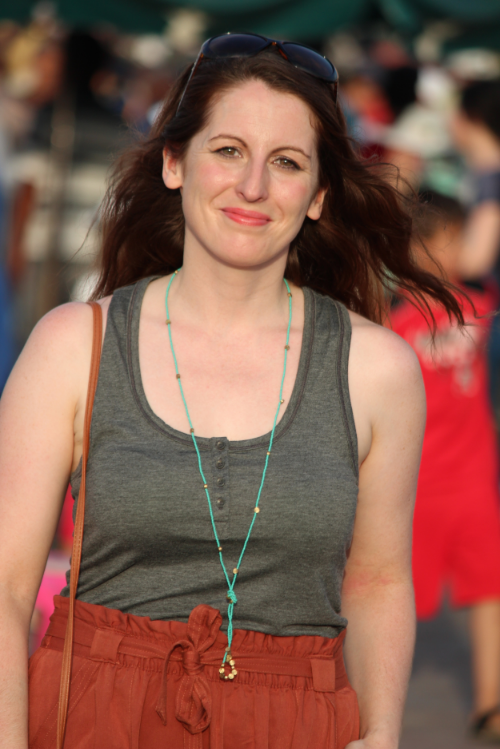 Image: Marie Milligan 2015, shining in Marrakech