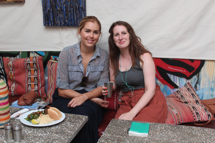 Image: Marie Milligan 2015. Marie and Katie of Boutique Souk exploring in Marrakech.