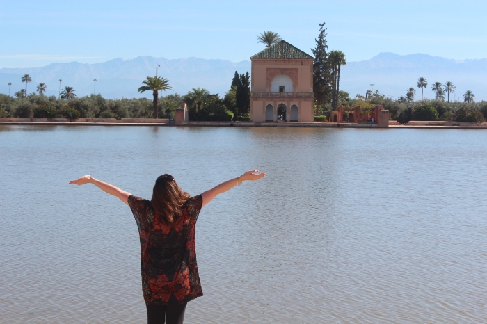 Image: Marie Milligan 2015 Heart-wide open at Menara Gardens, Marrakech