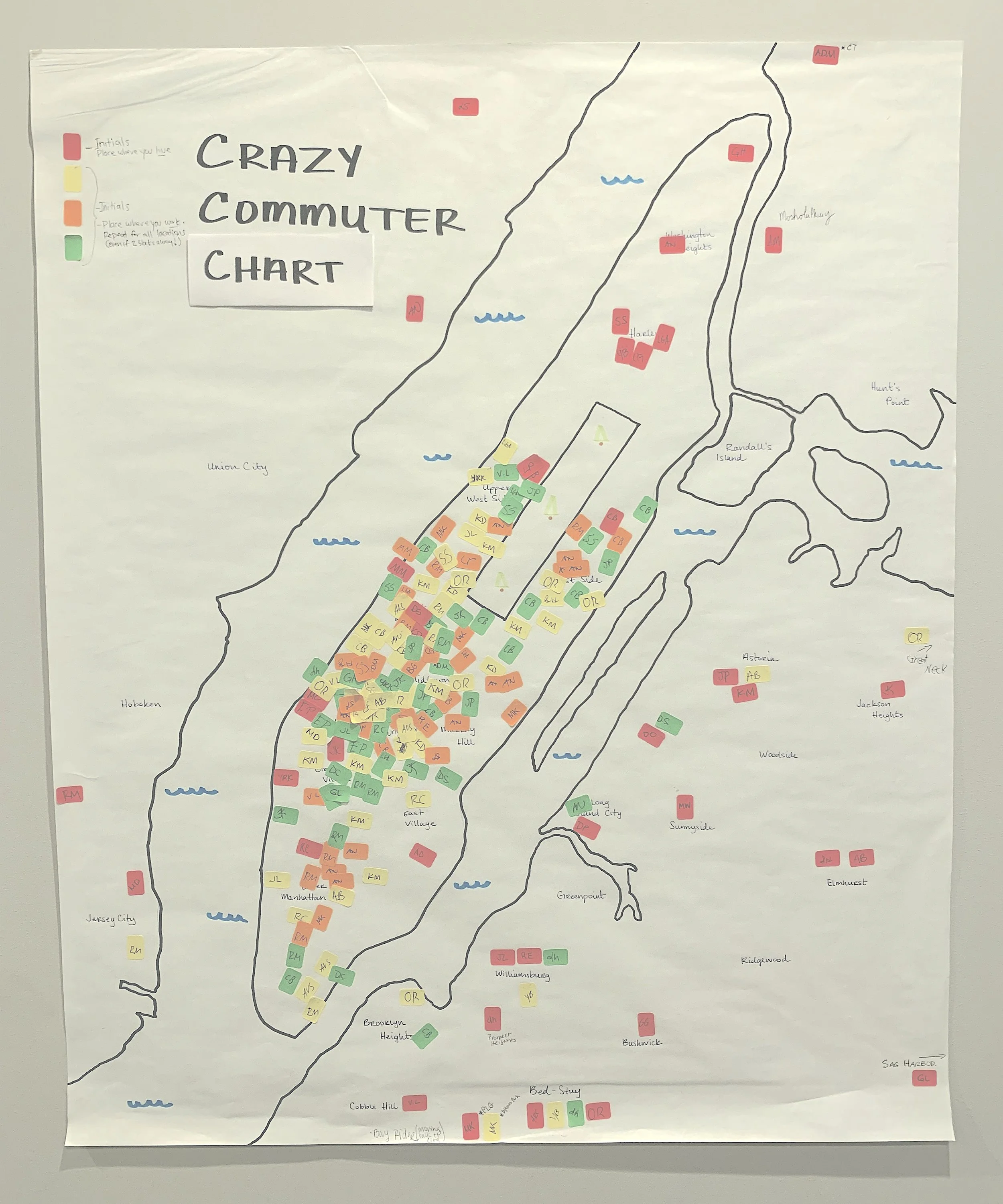 Home + Work, Studio 26’s Crazy Commuter Chart. How much do you travel to #MakeMoves?