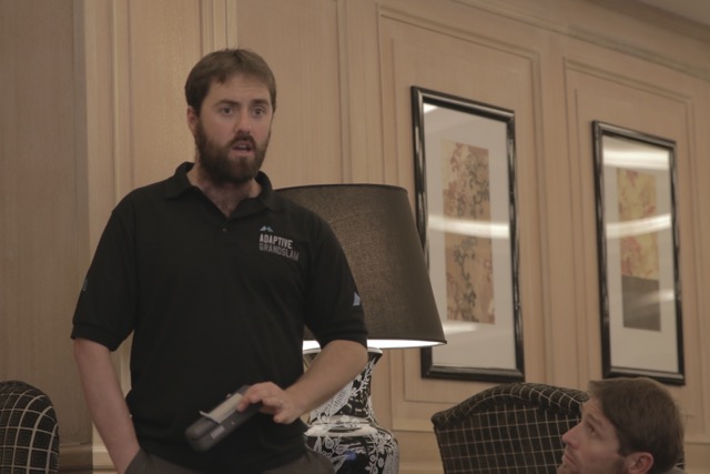 Martin sporting his sub-zero thermal beard.