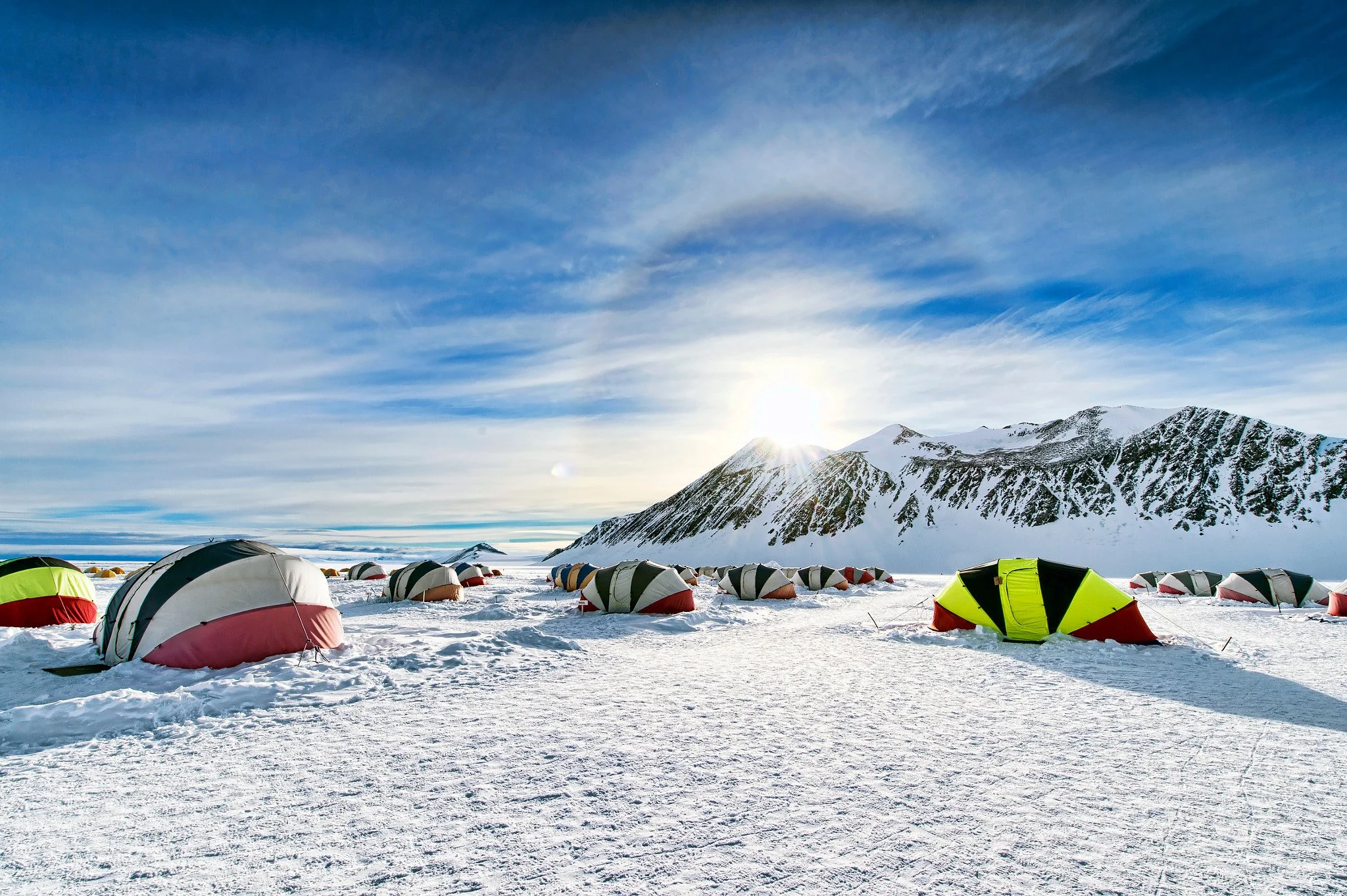 ARRIVAL AT UNION GLACIER
