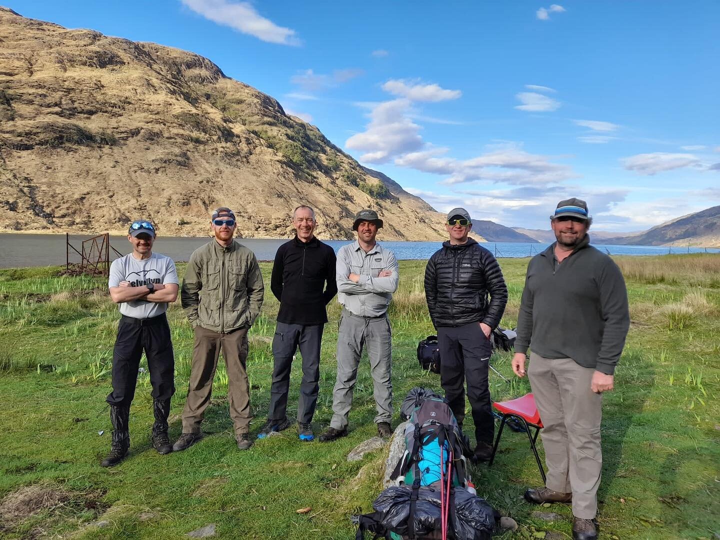 Our #knoydart trekking team have been lucky and missed the rain! This was a fantastic wilderness trek off the beaten track with some beautiful scenery and wildlife.