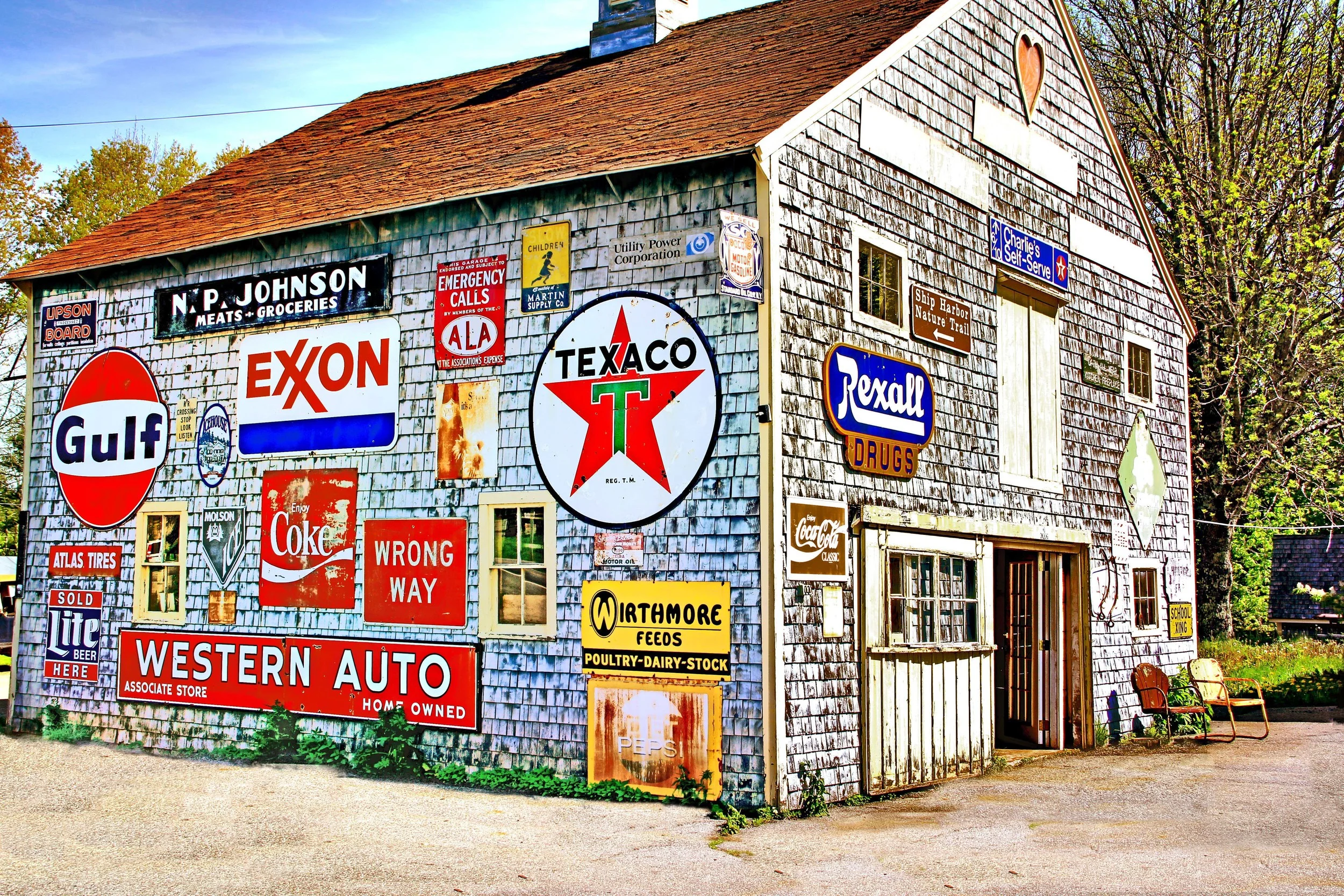 Well "Postered" Barn U107