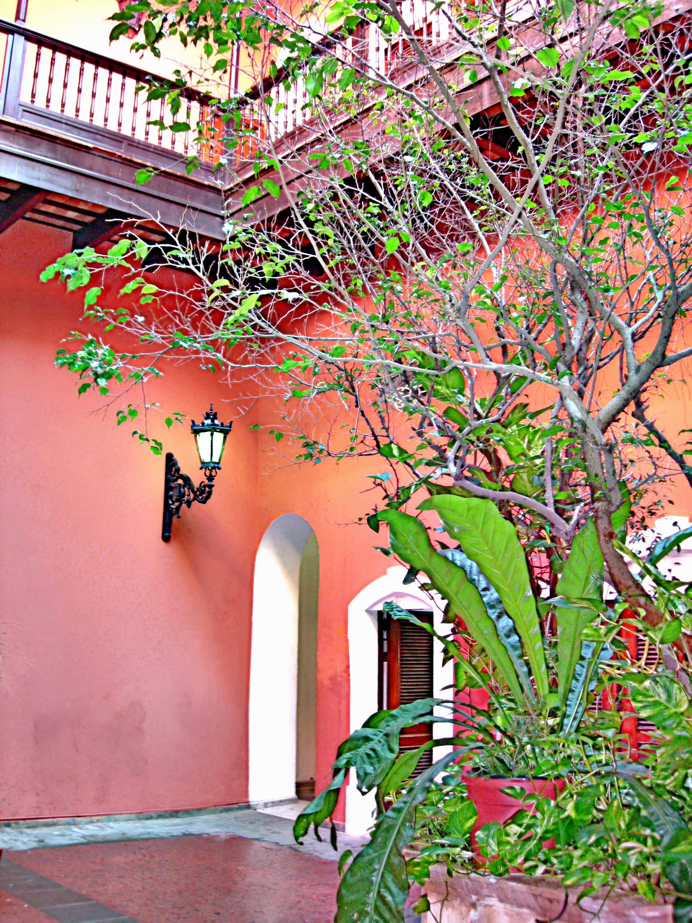 Courtyard in Many Shades of Color  C111