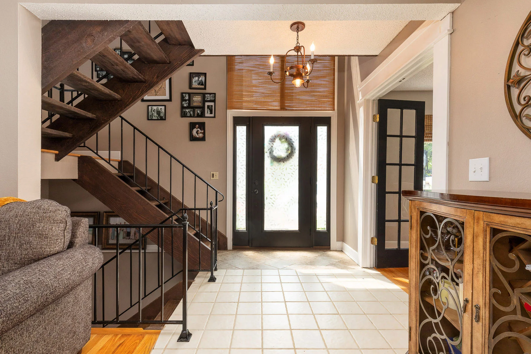 This is an example of flash blended photography. This image was created by blending three flash pictures taken at different points and hand composited to the final image.