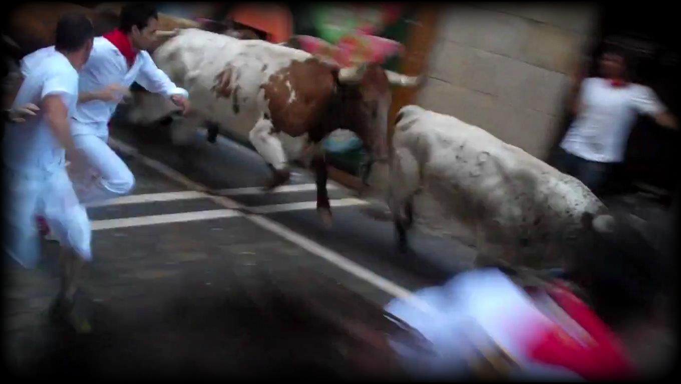 Pamplona Spain - Bull Run - 2010