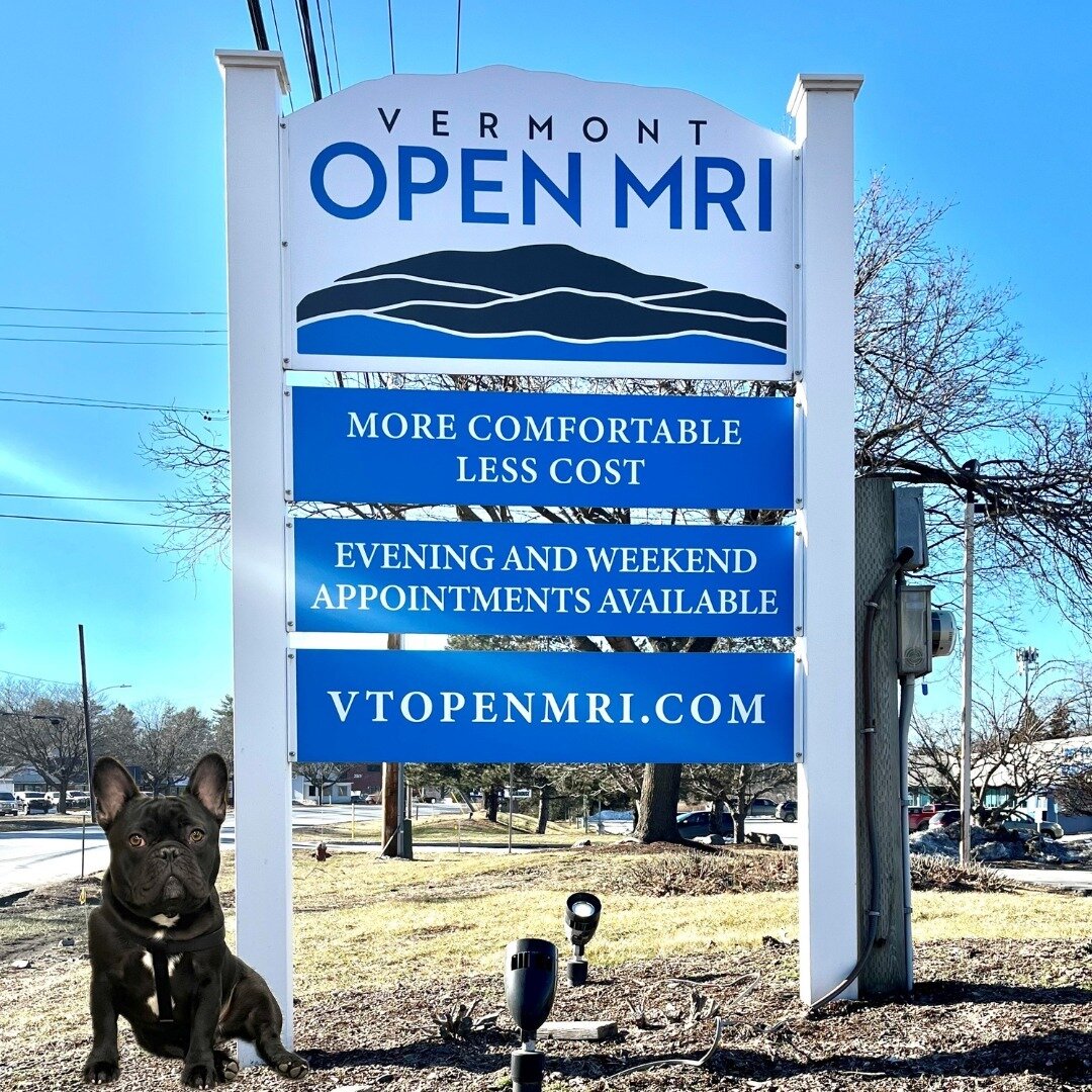 It may seem like our whole day is consumed by what is arguably the cutest office dog in VT (possibly the world?). But we also do MRIs here. All day, *almost* every day. We are here 6 days a week, conveniently located on Williston Road in South Burlin