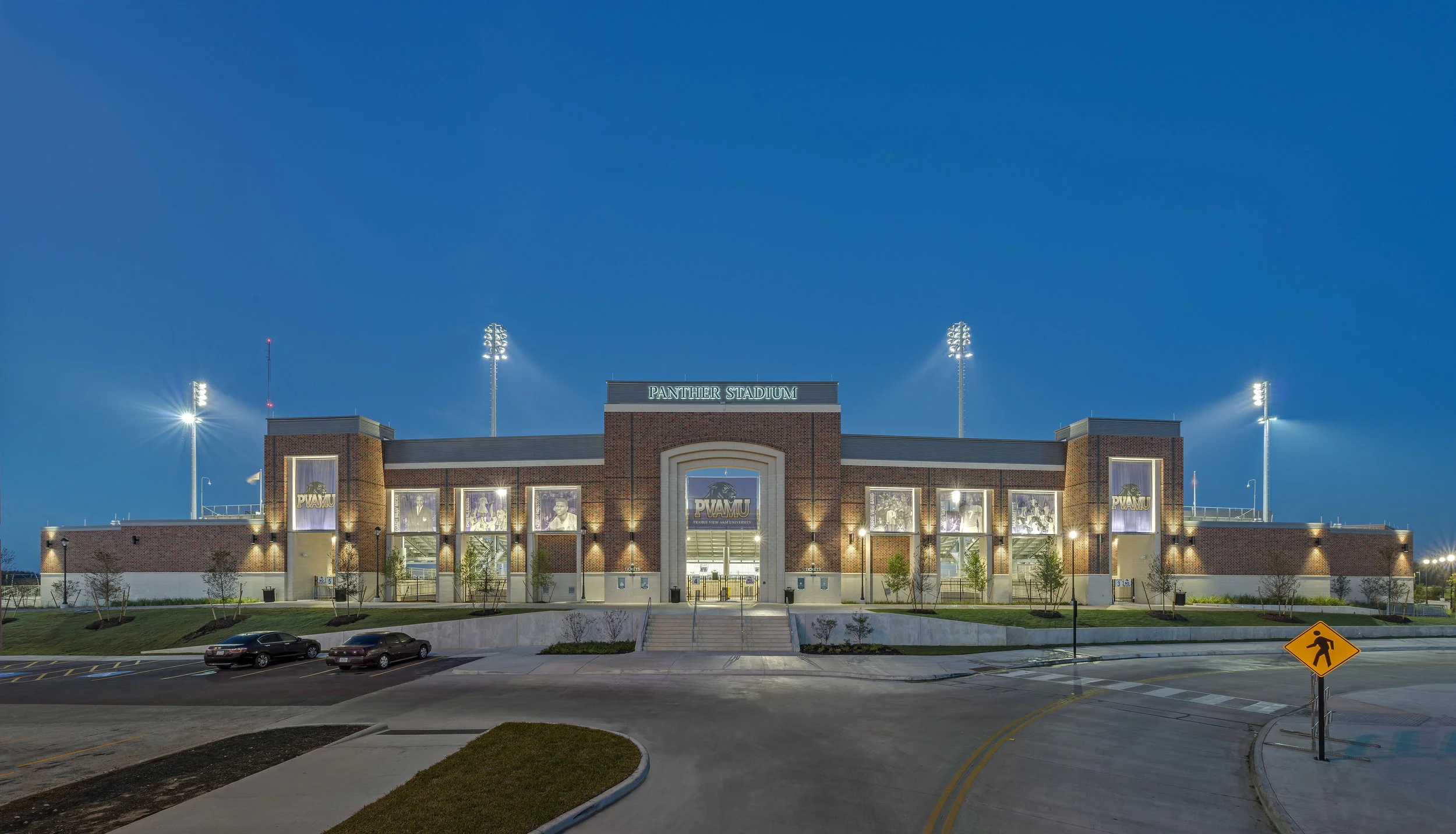 Prairie View A&M Stadium front entrance.jpg
