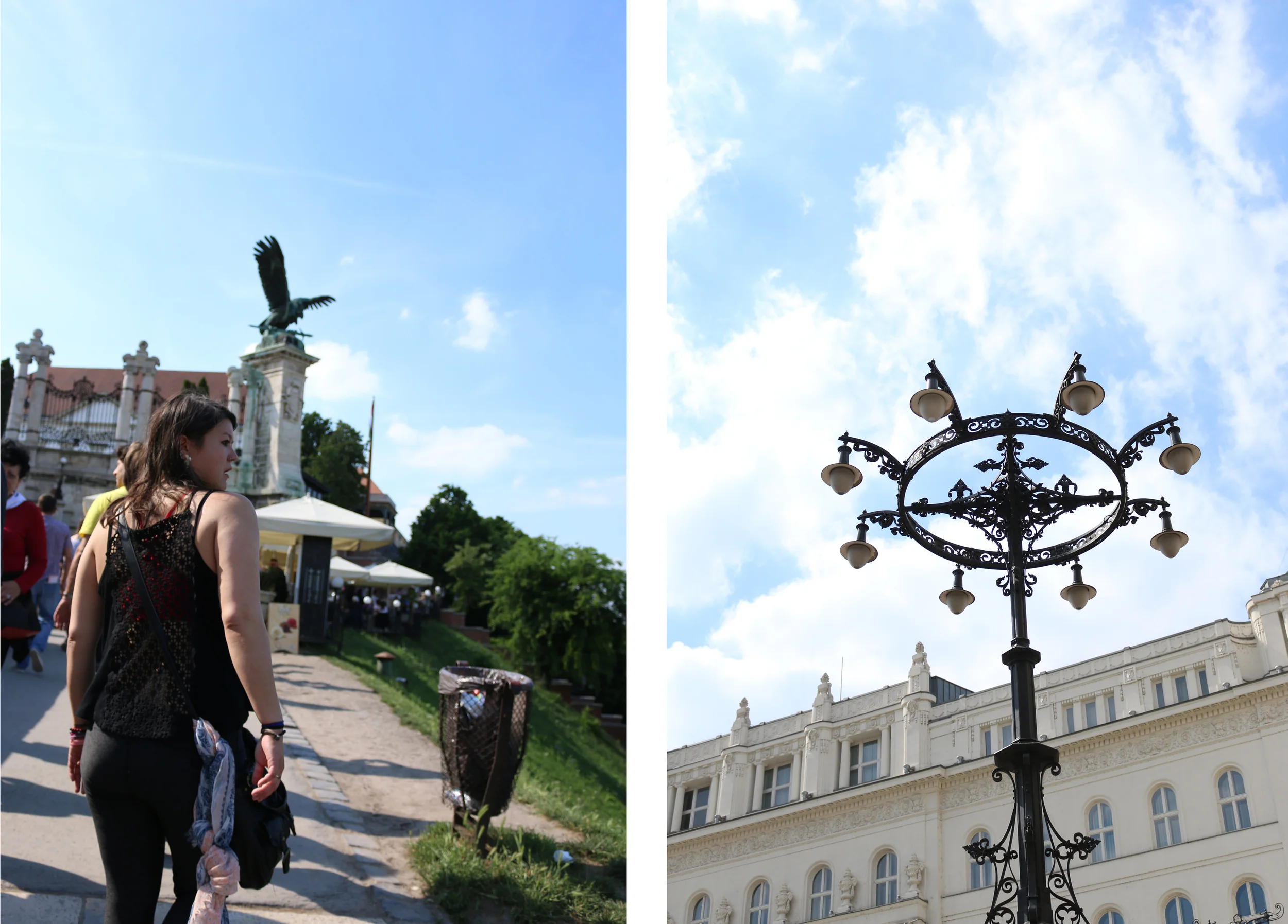 Walking up to the Buda castle