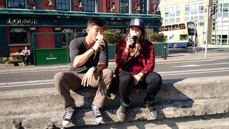 The Barge is the perfect outdoor drinking spot.