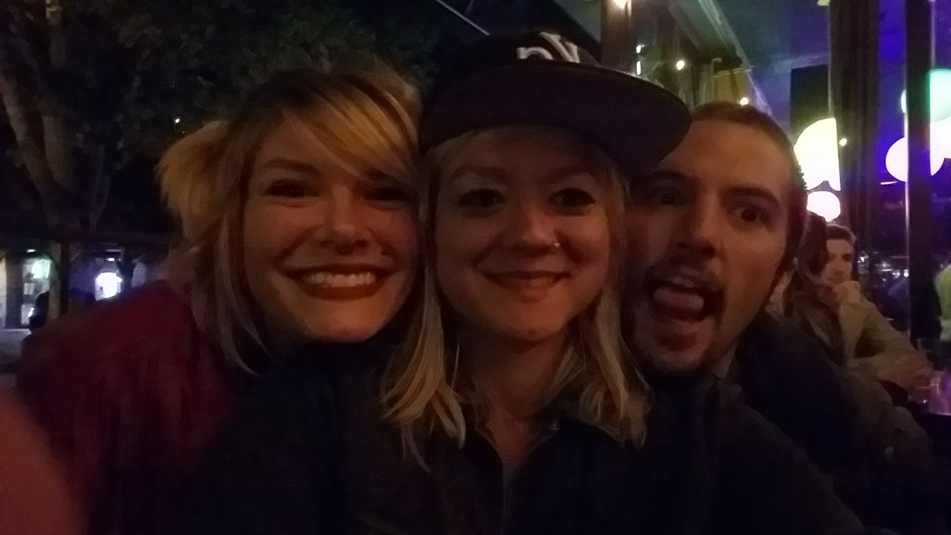 Night on the town. 