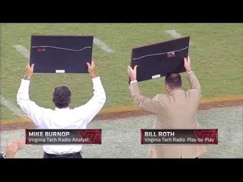 Bill Roth and Mike Burnop Honored at VT's Lane Stadium