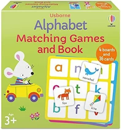 Alphabet Matching Games &amp; Book