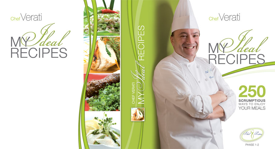 Renowned Chef Daniel Verati has more than 20 years of experience in culinary arts. He has worked in many famous restaurants all over the world and managed his own five-star restaurant. Chef Verati also taught in some of the world’s most prestigious cooking schools. For Chef Verati, this recipe book represents a dream come true. The wide variety of low-fat and low carbohydrate dishes are perfect for every day meals or for people who plan on following the Ideal Protein Weight Loss Program (from Phases 1 to 3 and the maintenance phase). Easy to follow recipes emphasize the natural flavors and textures found in ingredients with tasty and appealing results. With its vibrant design and mouth-watering images, the book is fitting for today’s fast pace and promises satisfying cooking and eating experiences. Enjoy and bon appétit!