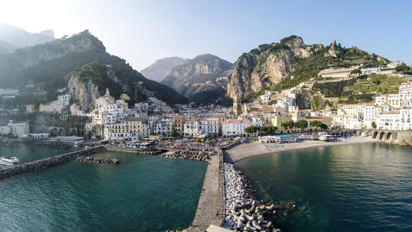 Amalfi Bay, Italy. Photo by Irus via Dronestagram. 