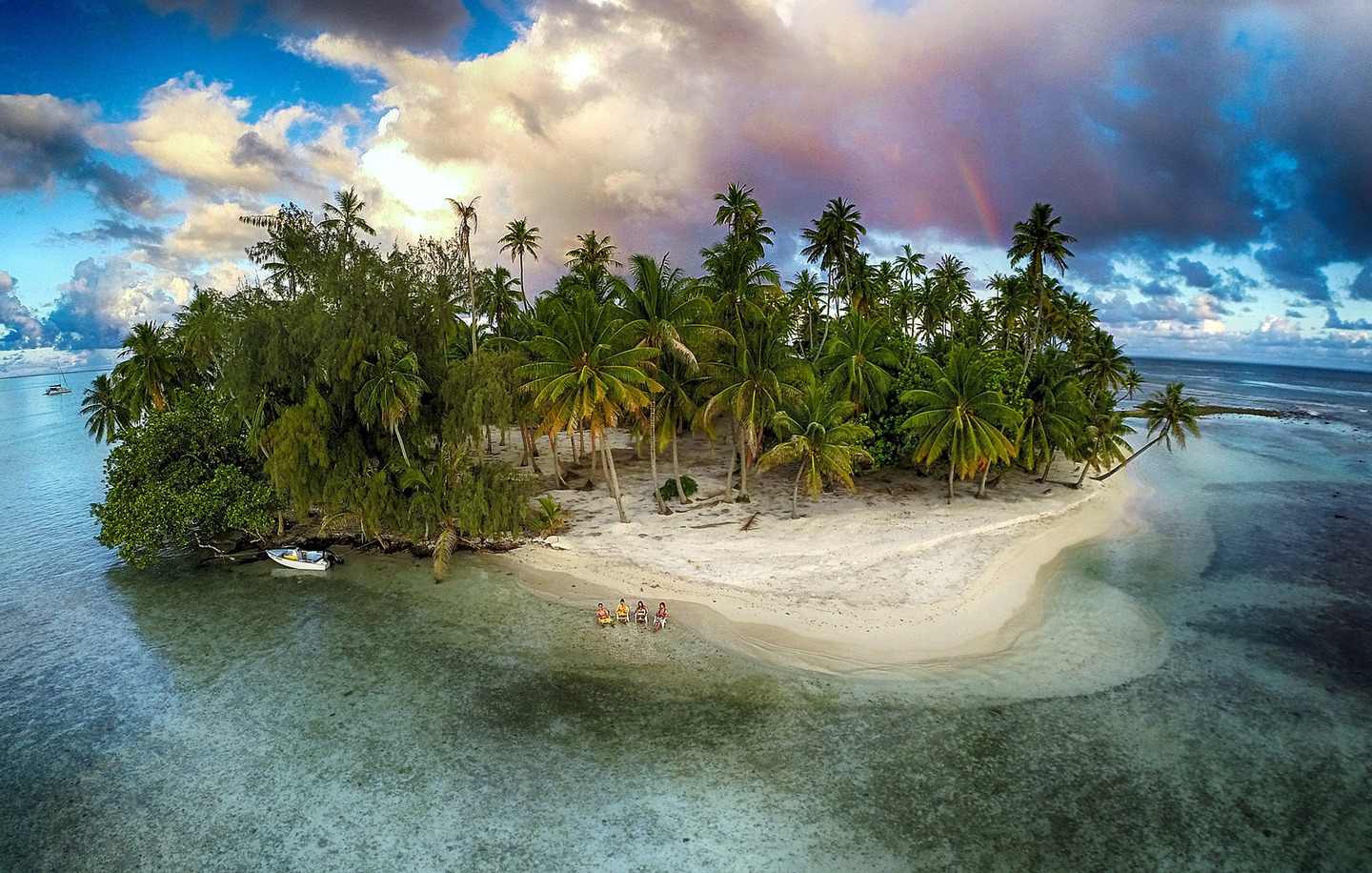 Lost island. Photo by Marama via Dronestagram. 