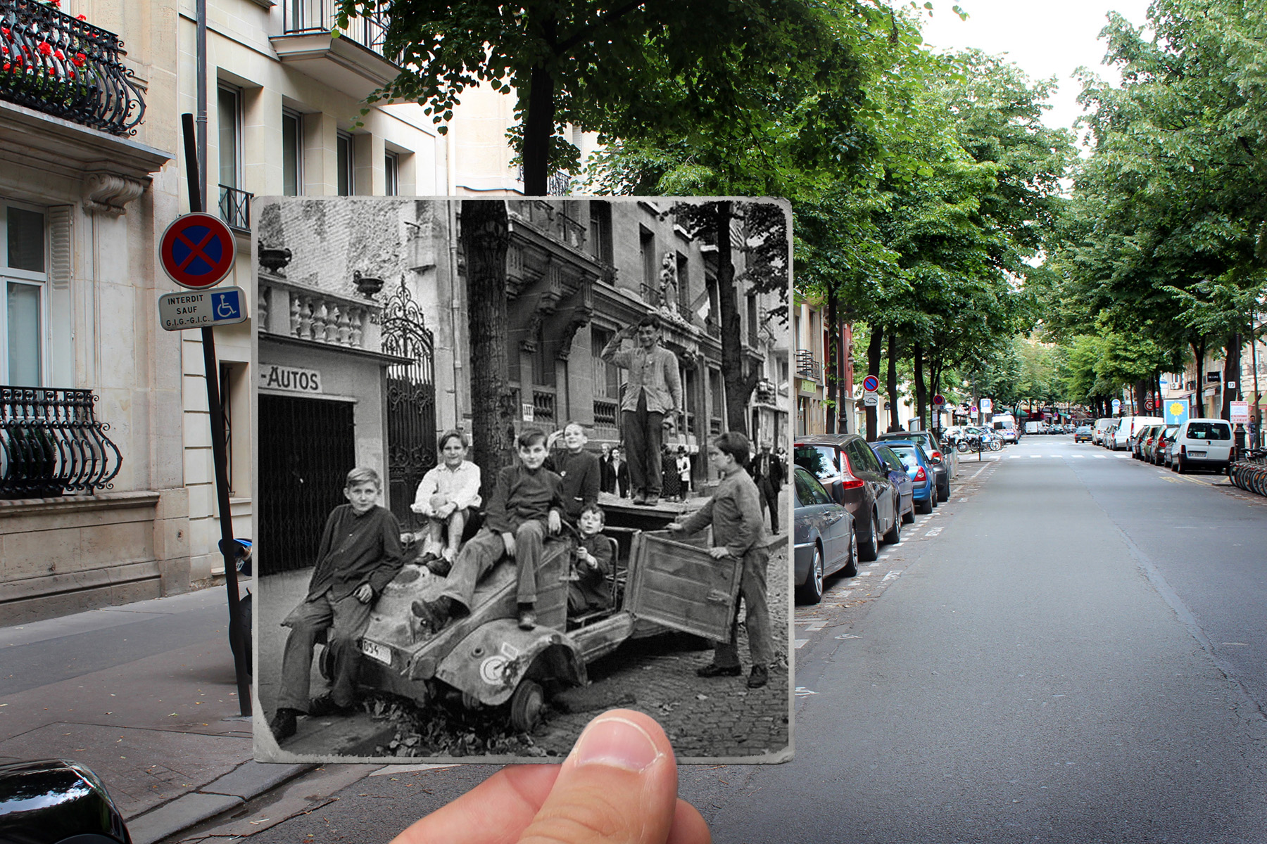 Avenue Mozart, 1944