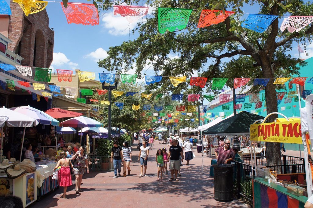 Photo credit: David via Flickr of Market Square in San Antonio, Texas. 