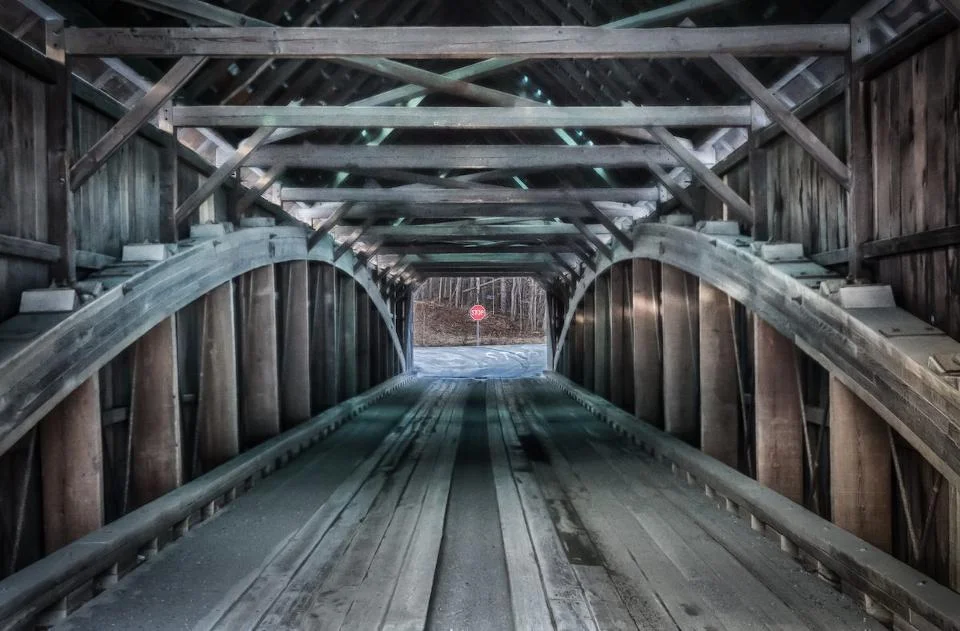 Covered bridge in Bennington, Vermont.Photo credit: iStock via Forbes
