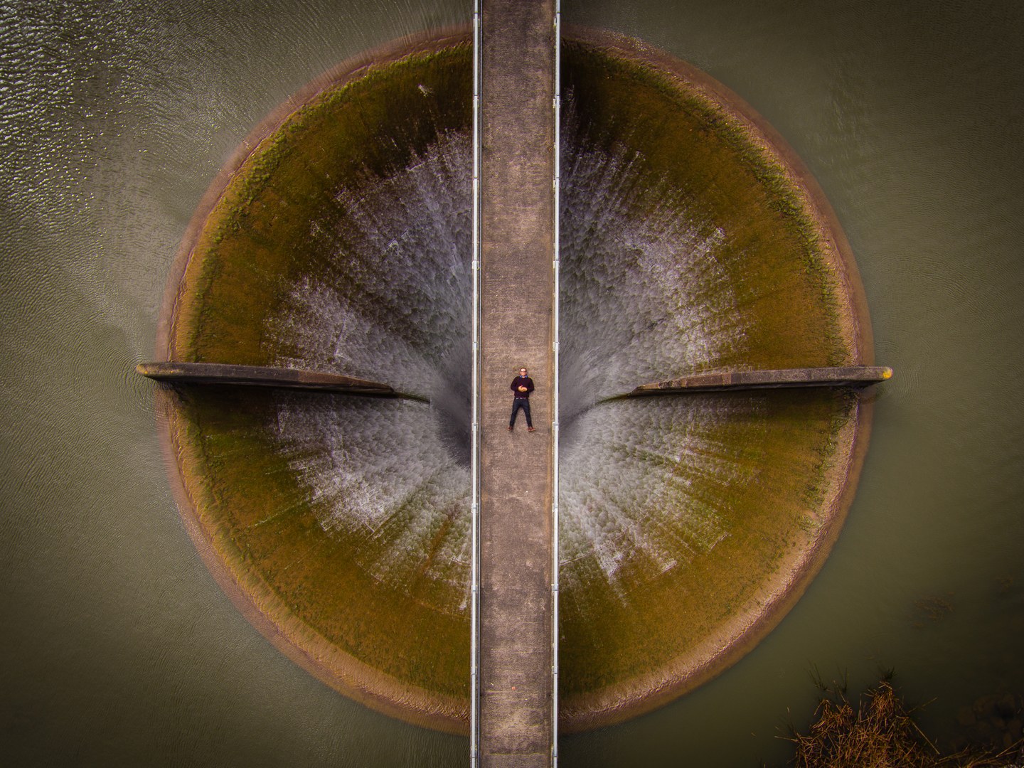 Second place for professional beauty. "Spillway Selfie" taken by dixonltd. 