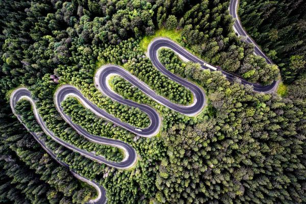 2nd prize. Infinite Road to Transylvania by user Calin Stan
