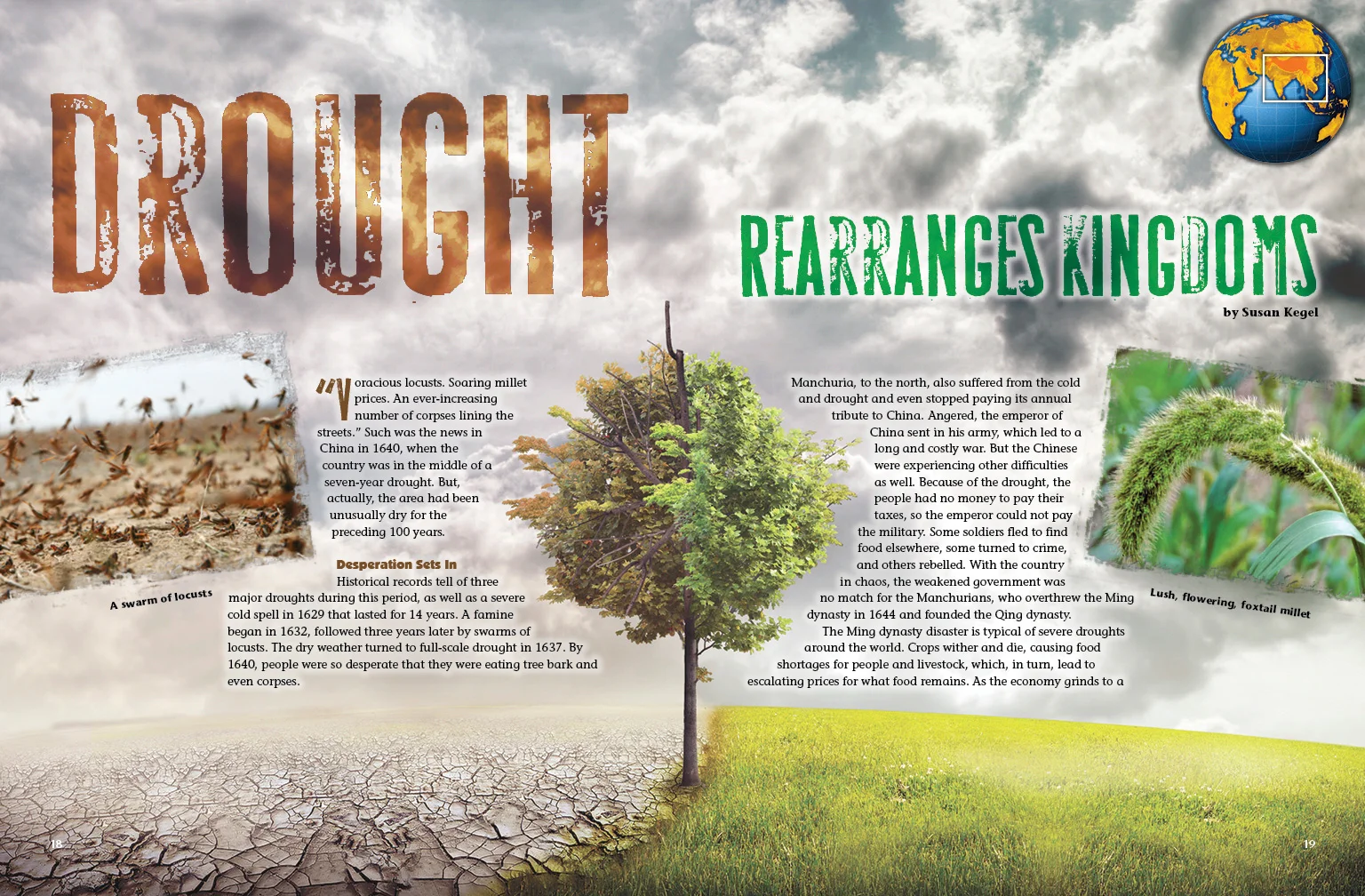 Drought Rearranges Kingdoms