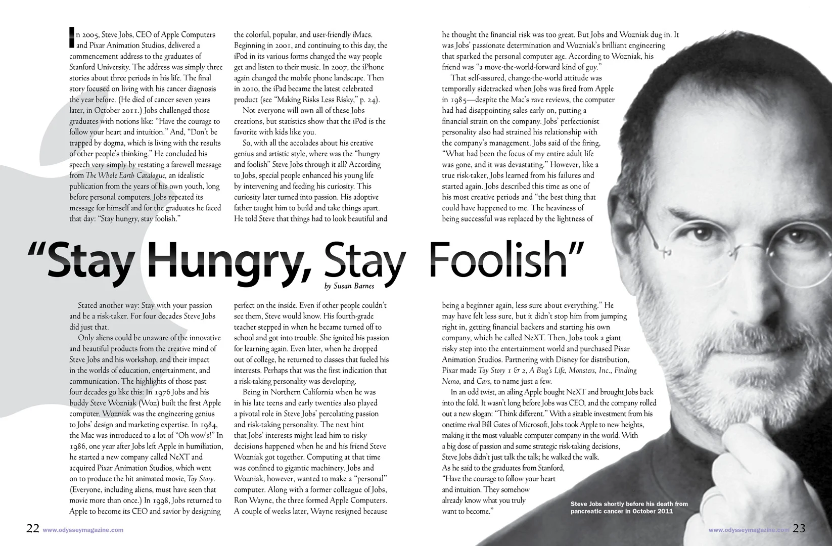 Stay Hungry, Stay Foolish
