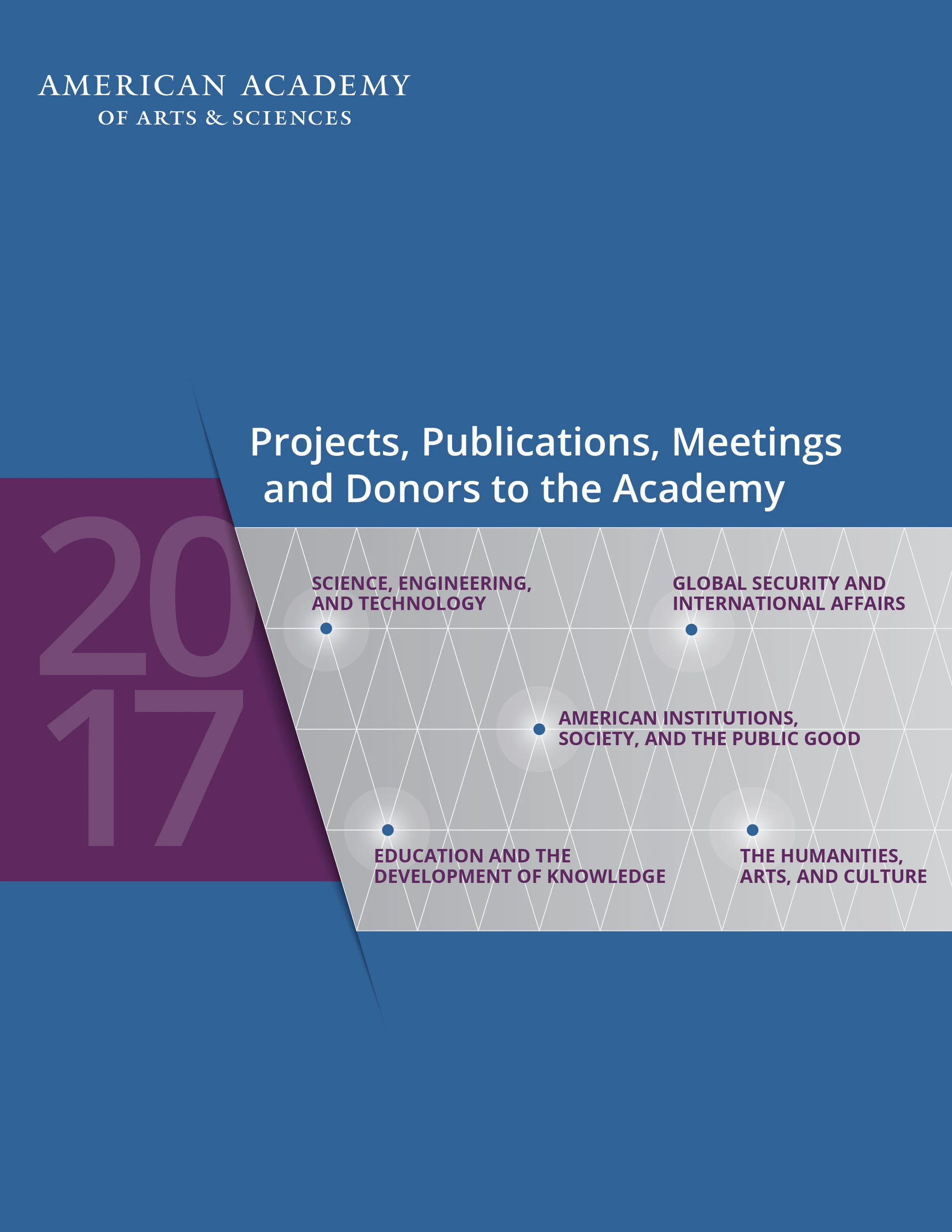2017 Projects, Publications, Meetings and Donors to the Academy
