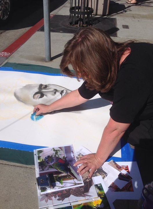 Renee Keady Justin Rudd Belmont Shores Chalk Event.jpg